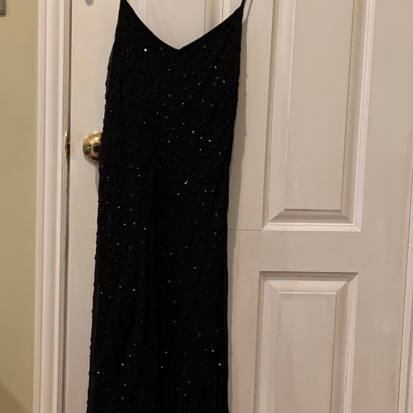 Ralph Lauren Sequin Chiffon Cocktail Dress - Picture 5 of 5